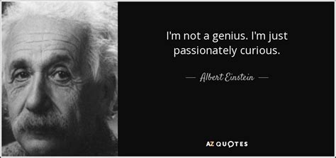 Albert Einstein I Am Not A Genius Quote - Jasmin Joyann