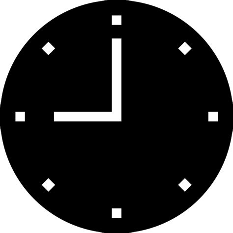 Clock Vector SVG Icon - SVG Repo