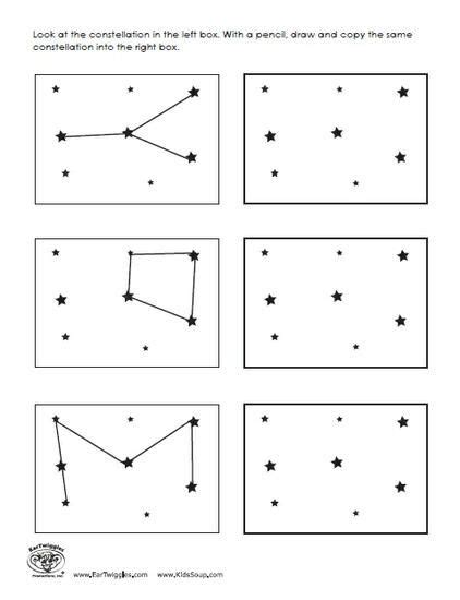 Summer Star Unit - Copying & Making Constellations | Constellations ...