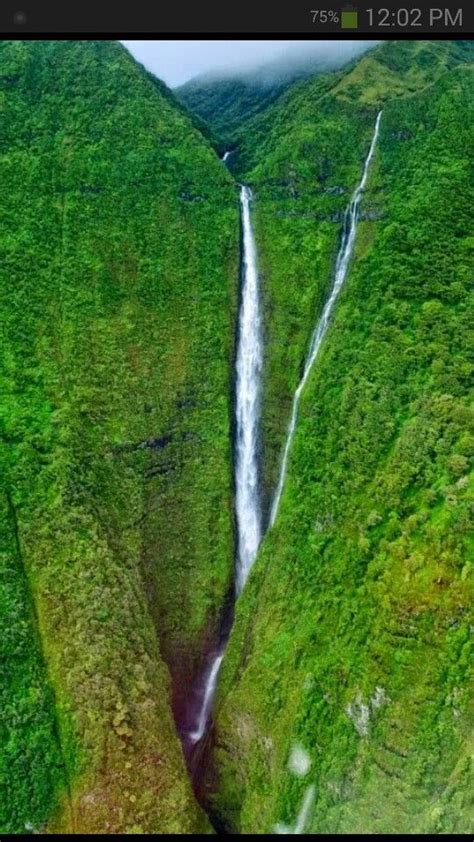 PAPALAUA FALLS,HAWAII It is impossible not to admit that the falls are ...