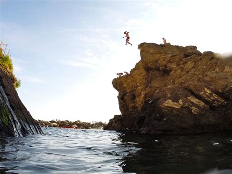 Cliff Jumping, Cliff Diving, Monterosso, Riomaggiore, Piombino, Cinque Terre Italy, La Spezia ...