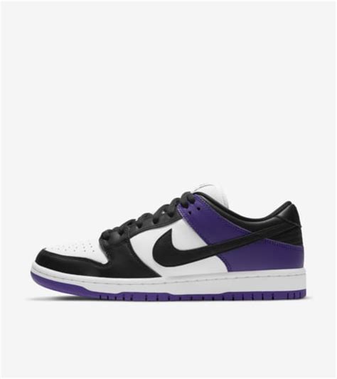 SB Dunk Low Pro 'Court Purple' release date. Nike SNKRS