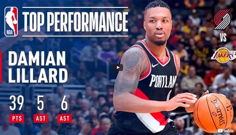 Damian Lillard Drops a Clutch 39 Points on the Lakers