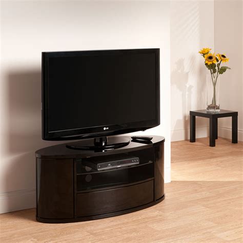 Curved Design Black LCD Plasma TV Stand 40-50 inch screen | eBay