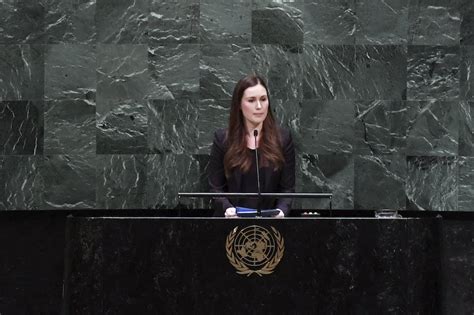 Gallery: PM Sanna Marin speaks at International Women's Day event at UN ...