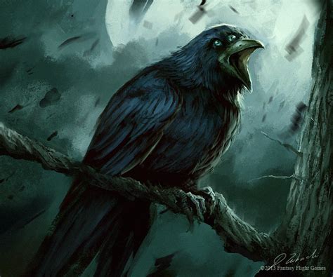 3 Eyed Raven by daRoz on DeviantArt