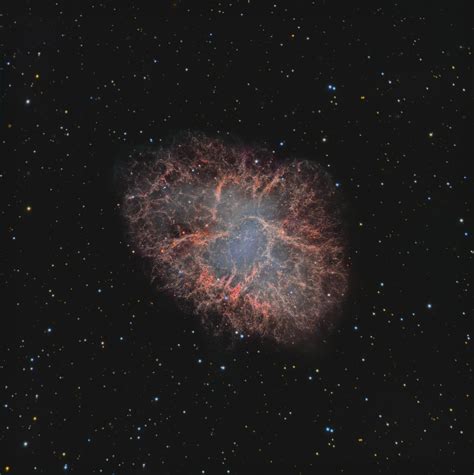 The Crab Nebula, a 1000 year old supernova remnant - taken from the 4.3 ...