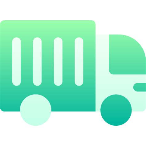 Delivery truck Basic Gradient Gradient icon