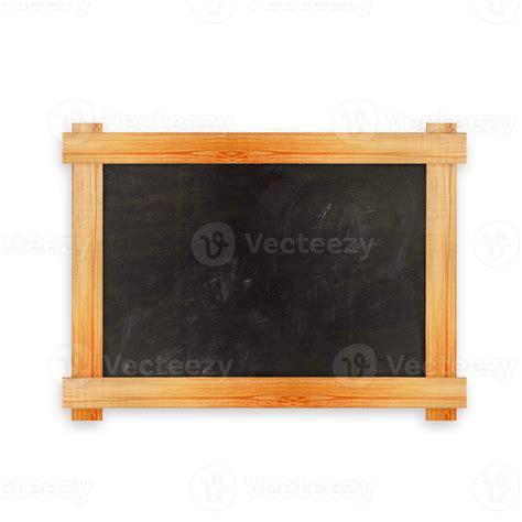 Blank chalkboard with wooden frame isolated on white background. 26121207 Stock Photo at Vecteezy