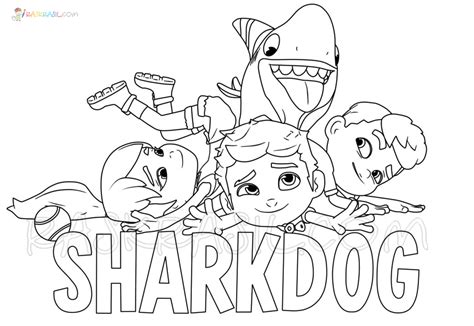 Sharkdog Coloring Pages | New Picrures Free Printable