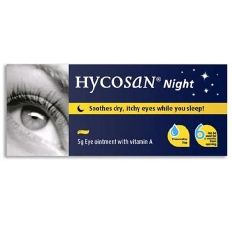 Hycosan - Night Eye Ointment 5g – The French Pharmacy