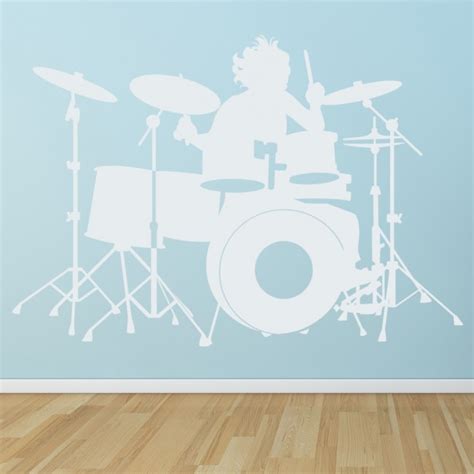 Drummer Wall Stickers Music Wall Art