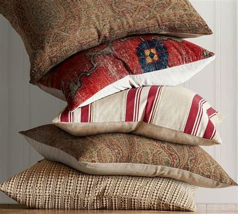 Dara Persian Pillow Cover, 22", Red Multi at Pottery Barn - Gifts ...