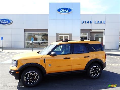 2022 Cyber Orange Metallic Tricoat Ford Bronco Sport Big Bend 4x4 ...