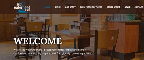 Home Page - The Watershed Cafe