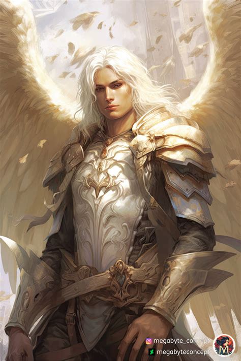 Male Aasimar Portrait by MegabyteConcept on DeviantArt