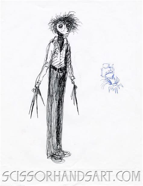 Edward Scissorhands Production Design, in Randy & Laura Martin's Edward Scissorhands 3 Comic Art ...