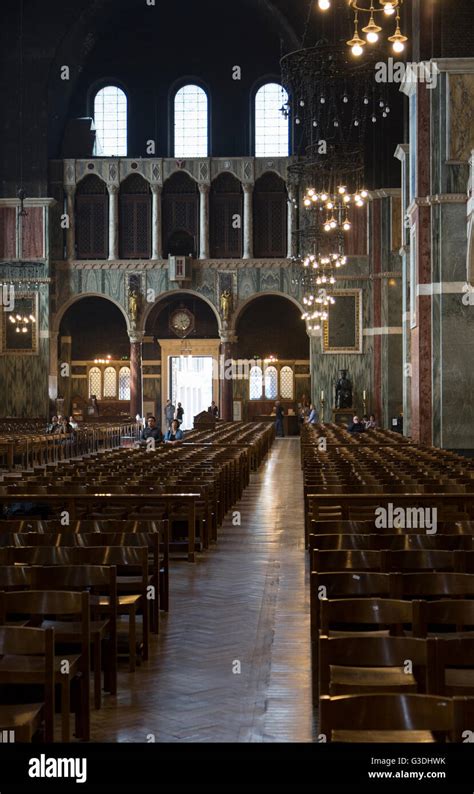 Interior of Westminster Cathedral, Roman Catholic Church, London Stock ...