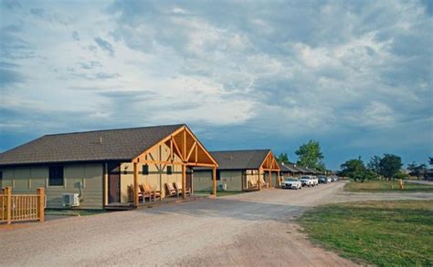 Rear porch - Picture of Cedar Pass Lodge, Badlands National Park ...