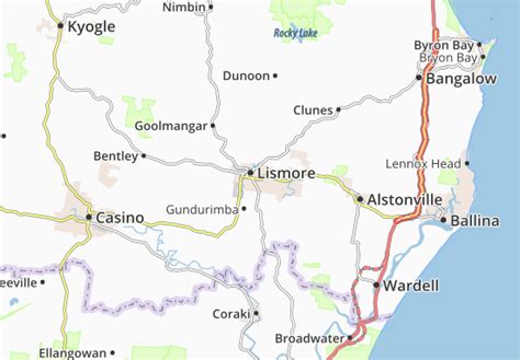 MICHELIN Lismore map - ViaMichelin