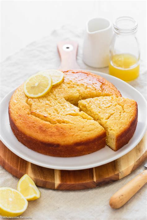 Easy Lemon Syrup Cake - Wholesome Patisserie