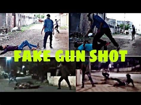 Fake gun shot prank... - YouTube