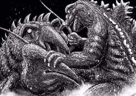 kaijuzilla on Twitter: "Ebirah vs Godzilla #Godzilla #ebirah #kaiju"