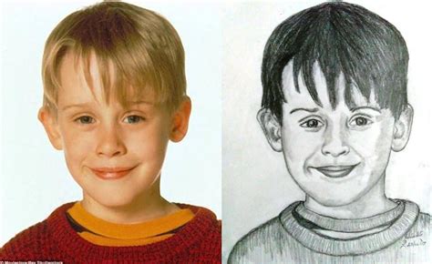 GOOGLE -My Own work on Google : PENCIL DRAWING - Home Alone - Macaulay Culkin