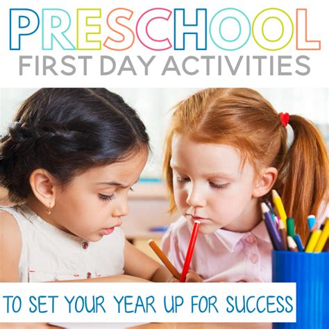 5 Preschool First Day Activities to Set Your Year up for Success