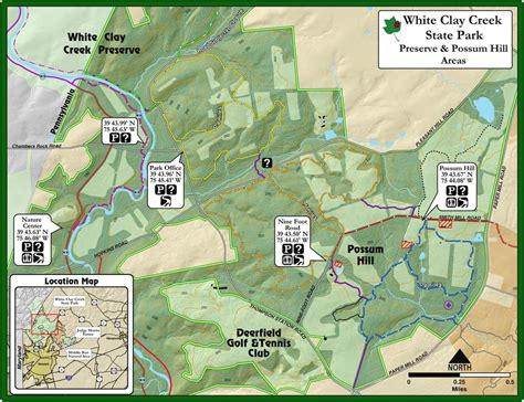 White Clay Creek State Park Trail Map - Printable Map