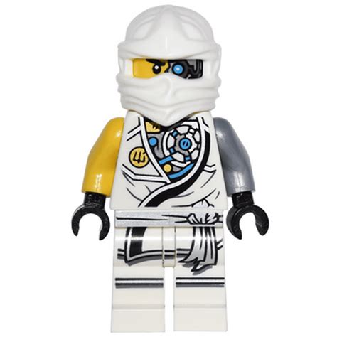 LEGO Ninjago Zane - Tournament Outfit with Battle Damage Minifigure ...