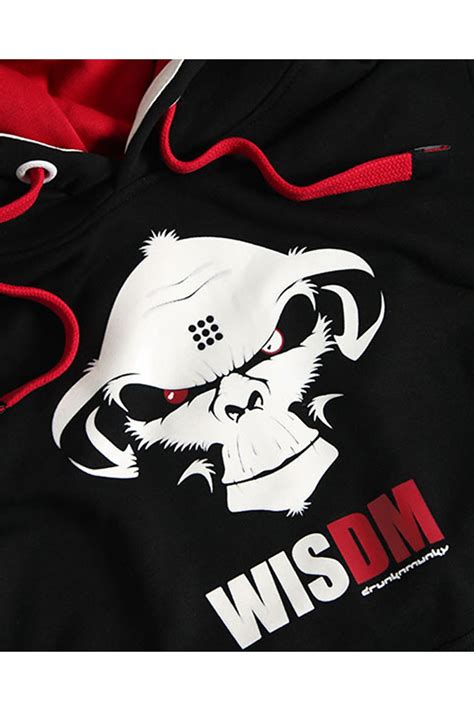 Drunknmunky Wisdm Hoodie | Shop Drunken Monkey Hoodies