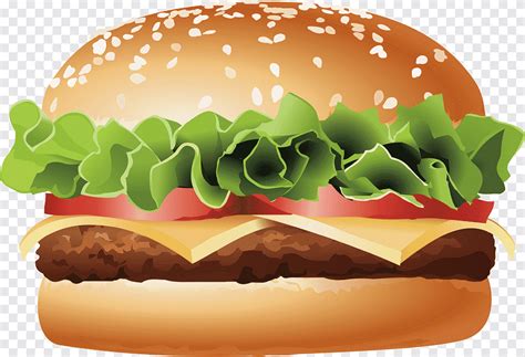 Hamburger sandwich illustration, Hamburger Hot dog Fast food Shawarma, Beef Burger, food, recipe ...