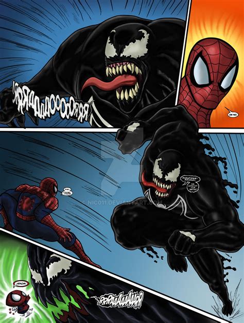 Spider-man vs Venom (ultimate) by nic011 on DeviantArt