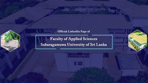 Faculty of Applied Sciences - Sabaragamuwa University of Sri Lanka | LinkedIn