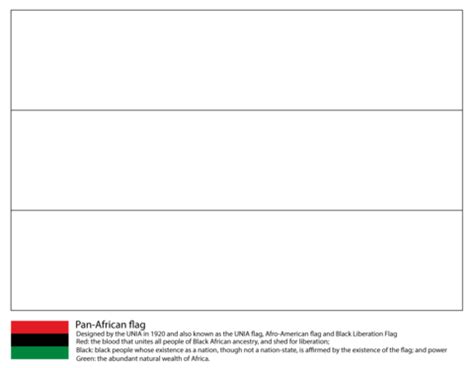 Pan-African Flag coloring page | Free Printable Coloring Pages