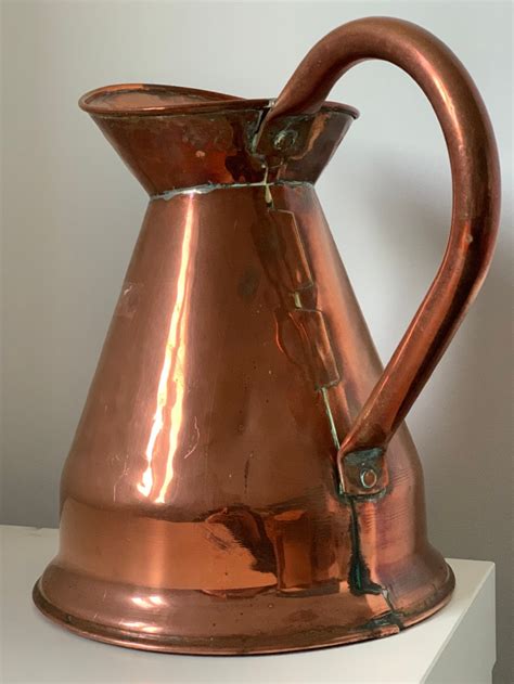 Antique Copper Jug Dated: C. 1860 | 684655 | sellingantiques.com