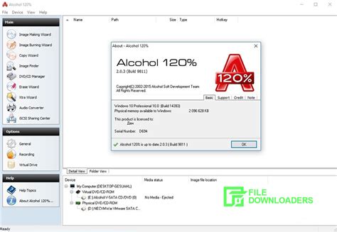 Download Alcohol 120% 2024 for Windows 10, 8, 7 - File Downloaders