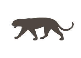 Black Panther Silhouette - SuperAwesomeVectors