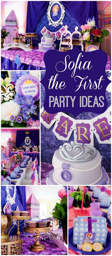 293 best images about Sofia the First Party Ideas on Pinterest | Party planning, Sofia party and ...