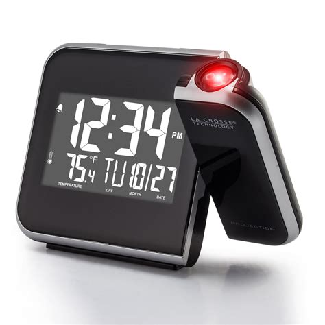 W85923 Projection Alarm Clock with Indoor Temperature – La Crosse ...