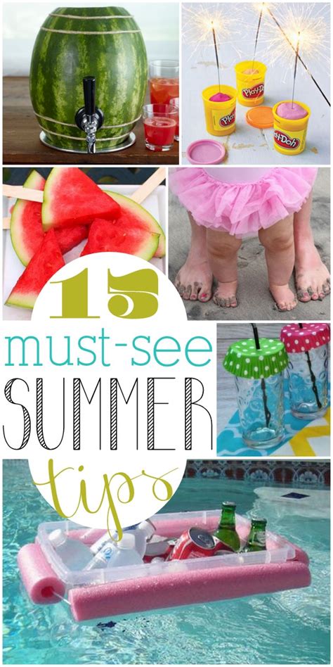 15 Brilliant Summer Tips and Ideas - Positively Splendid {Crafts ...