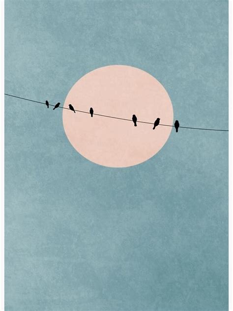 "Birds on Wire" Art Print for Sale by LoredanaOleinic | Redbubble