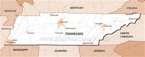 What States Surround Tennessee