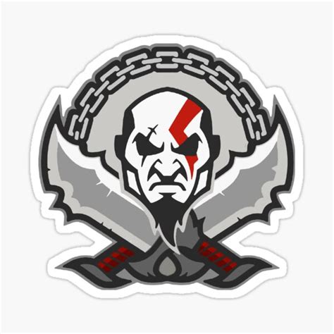 "God of War; Blads of Chaos Logo" Sticker for Sale by MalteseArtist | Redbubble