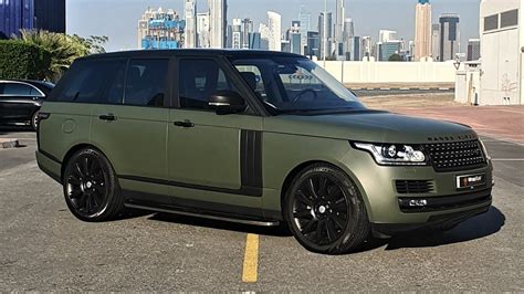 Range Rover Vogue - Green Matt wrap | WrapStyle