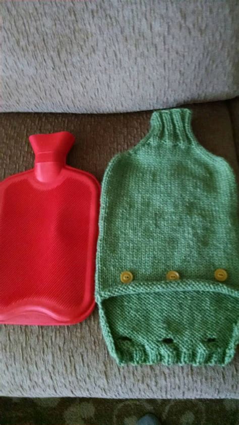 Hot Water Bottle Cozy Knitted Cover for Hot Waterbottle - Etsy