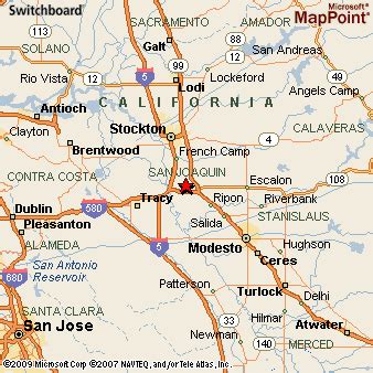 Manteca, California Area Map & More