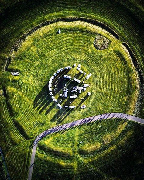 Stonehenge, UK: aerial view. : r/europe