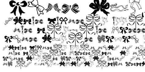 Bows Font : Download For Free, View Sample Text, Rating And More On Fontsgeek.Com